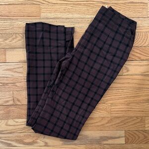 Women's Plaid Boot Cut Pants
